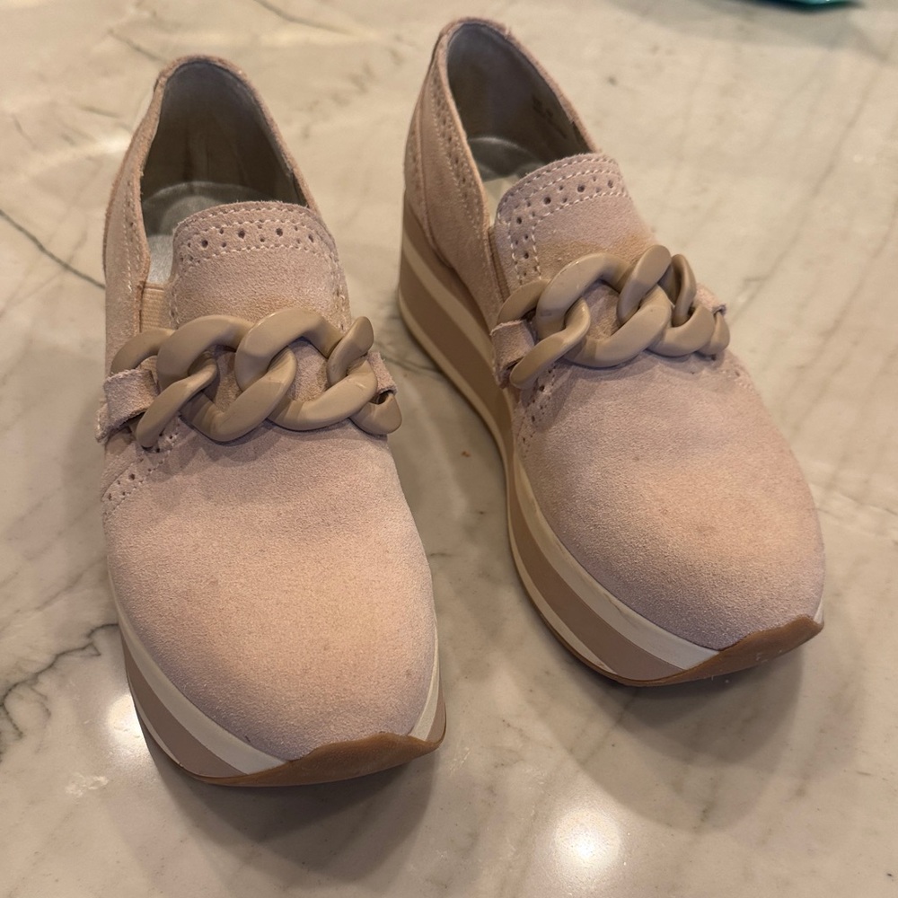 Dolce Vita Blush Chain Loafers